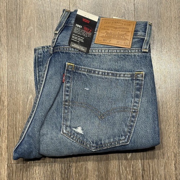 Levi's Premium 1961 551 Z Authentic Straight Fit Jeans Men's Size 32x30 - Picture 7 of 7